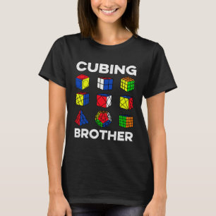 Cubing Brother Speedcubing Speedsolving Cuber T-Shirt