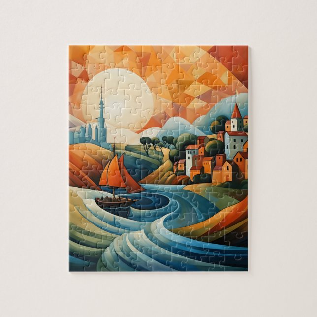 Cubism 03 jigsaw puzzle (Vertical)