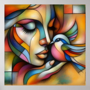 Cubism, Abstract, Modern, Poster, Art Poster