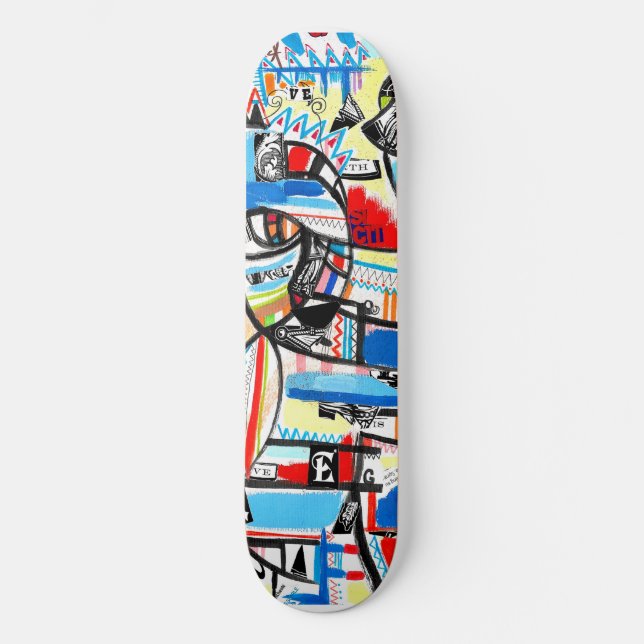 Cubism boy skateboards deck (Front)