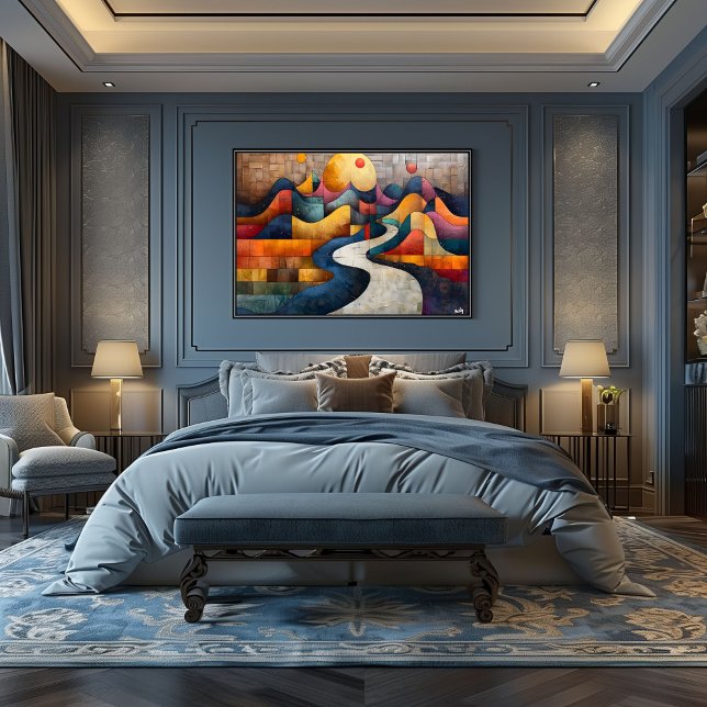 Cubism: Colors Road to Abst Landscapes Poster (Creator Uploaded)