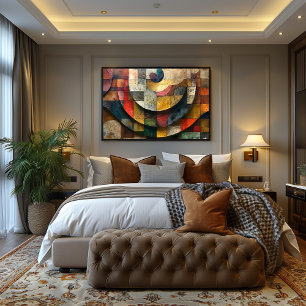 Cubism: Dance of Colors and Forms Poster