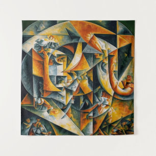 cubism landscape 2 tapestry