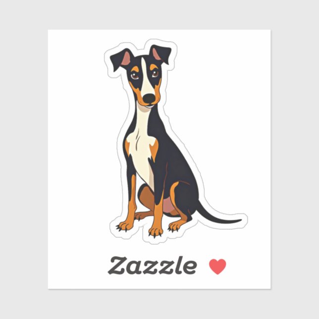Cubism Manchester Terrier, Adorable Charm, Small (Sheet)