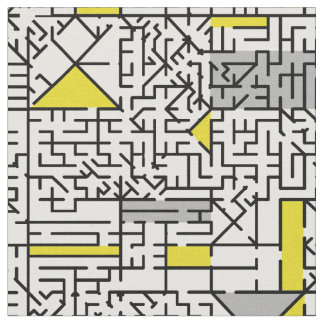 Cubism Maze Fabric