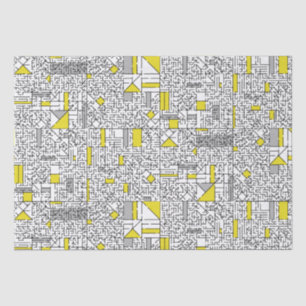 Cubism Maze Tissue Paper