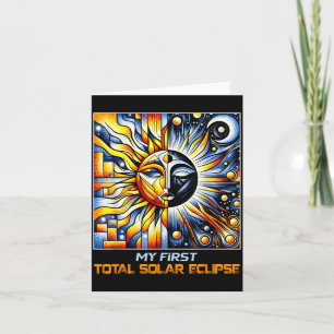 Cubism Solar Eclipse Ft Total Solar Eclipse Card