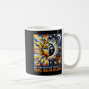Cubism Total Solar Eclipse On The Path Of Totality Coffee Mug