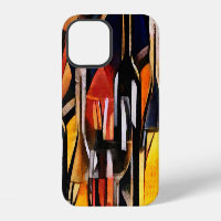 Cubism Wine Themes: Bottles & Grapes