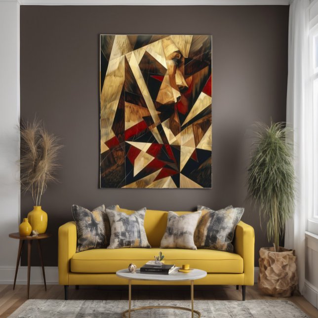 Cubist Abstract Portrait Poster (Creator Uploaded)
