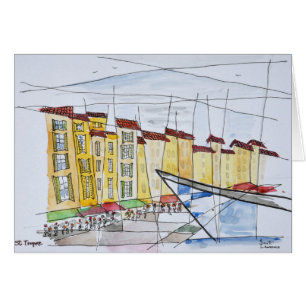 Cubist Abstract Saint-Tropez, French Riviera