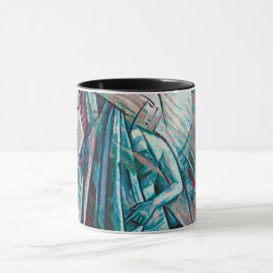 Cubist Art Deco Belly Dancer Mug