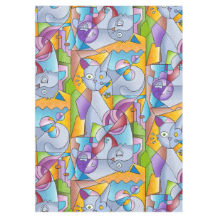 Cubist Cats - The Mininos Tablecloth