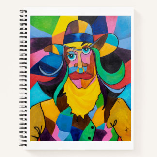 Cubist Cowgirl Sketchbook Notebook