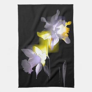 Cubist Daffodils Tea Towel