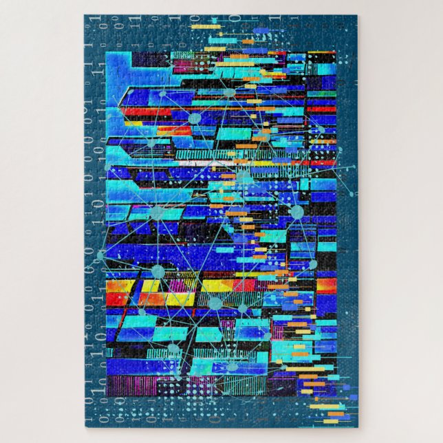 Cubist Data Jigsaw Puzzle (Vertical)