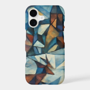 Cubist Expressionist Winter Village Case - iPhone