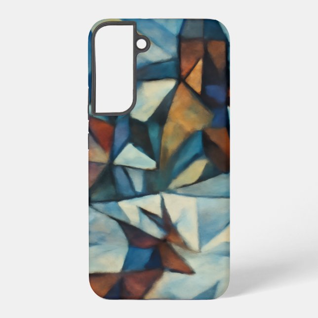 Cubist Expressionist Winter Village Case - Samsung (Back)
