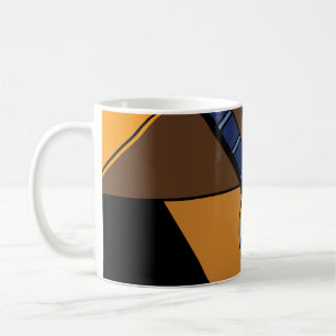 Cubist Guitar Surrealism Painting. Coffee Mug