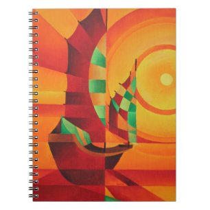Cubist Junks On The Red Sea Notebook