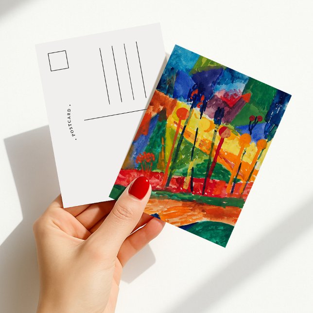 Cubist Landscape | Fritz Schaefler Postcard (Creator Uploaded)