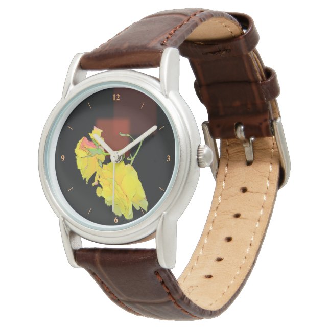 Cubist Rose Watch (Angled)