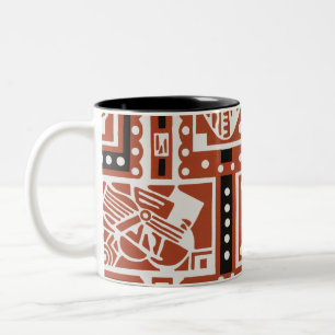 Cubist shapes (1924) Charles Goy Two-Tone Coffee Mug