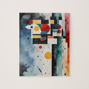 Cubistic sea jigsaw puzzle