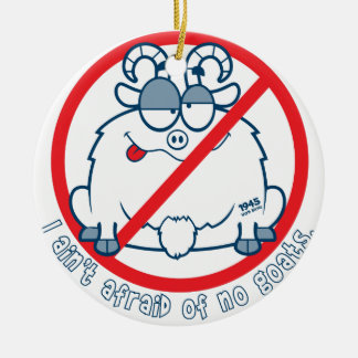 cubs chicago goat shirt ceramic ornament