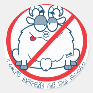 cubs chicago goat shirt classic round sticker