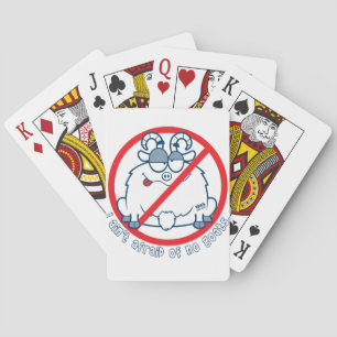 cubs chicago goat shirt playing cards