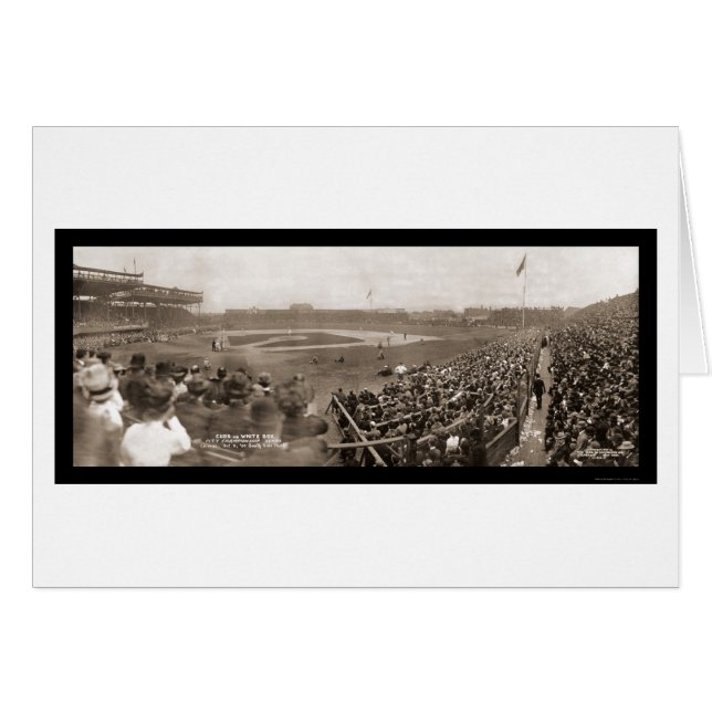 Cubs v White Sox Photo 1909 (Front Horizontal)