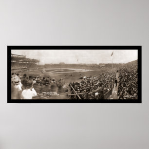 Cubs v White Sox Photo 1909 Poster