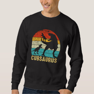 Cubsaurus T Rex Cub Dinosaur Matching Family Chris Sweatshirt