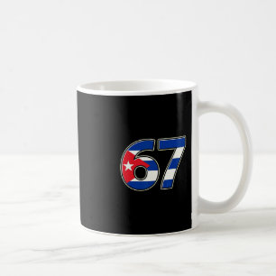Cuby Flag Number 67 Birthday Year Coffee Mug