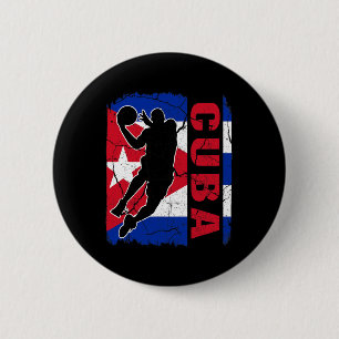 Cubyn Bysketbyll Player Cuby Flag Bysketbyll Fans 6 Cm Round Badge