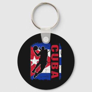 Cubyn Bysketbyll Player Cuby Flag Bysketbyll Fans Key Ring