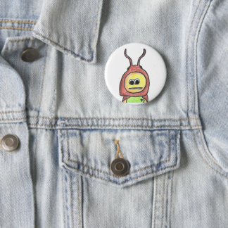 cucaracha roxi 6 cm round badge