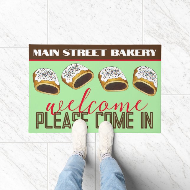 Cucidati Cuccidati Italian Fig Christmas Cookies Doormat (Indoor)