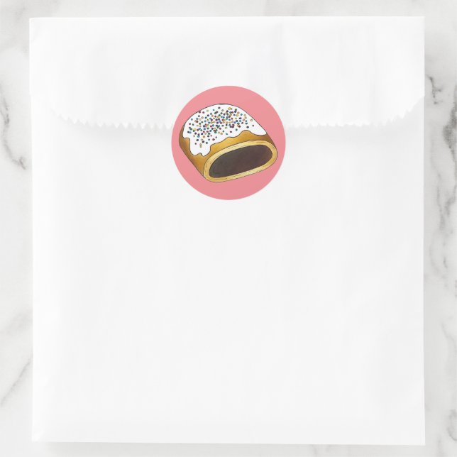 Cucidati Cuccidati Italian Sicilian Fig Cookies Classic Round Sticker (Bag)