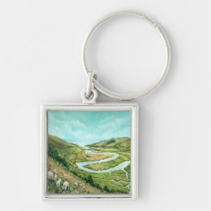 Cuckmere Haven after the Storm Key Ring