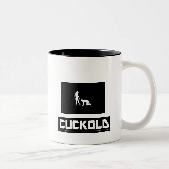 Cuckold Two-Tone Coffee Mug (Right)