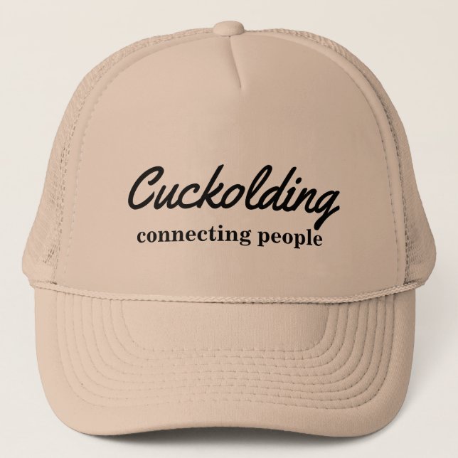 cuckolding trucker hat (Front)