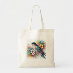 Cuckoo Bird 071024AREF134 - Watercolor Tote Bag