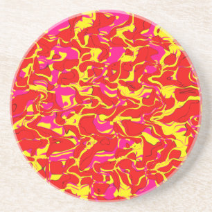 Cuckoo Marbled Abstract Coaster