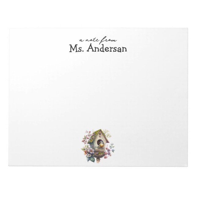 Cuckoo nest Note from Notepad (Front)