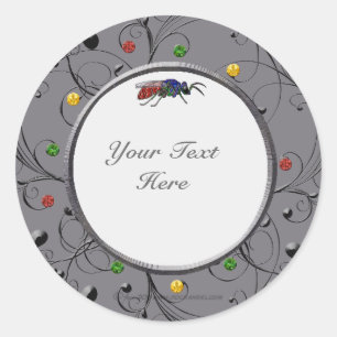 Cuckoo Wasp Classic Round Sticker