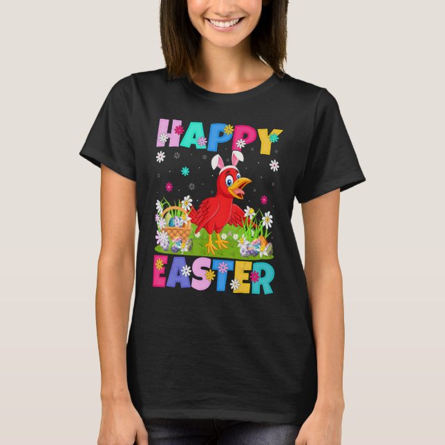 Cuckoos Bird  Happy Easter Bunny Cuckoos Easter Su T-Shirt (Front)