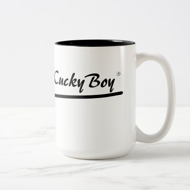 Cucky cuckold Two-Tone coffee mug (Right)
