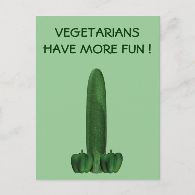 Cucumber And Peppers Postcard (Front)